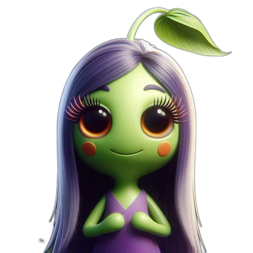 creature, staff, face, mask, concept art, fantasy art, 3d render, cartoon transparent PNG cut-out
