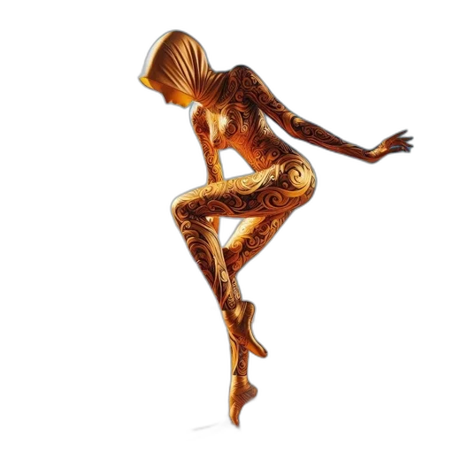 jewelry, mask, creature, staff, concept art, 3d render, photorealistic, golden transparent PNG cut-out
