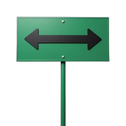 staff, furniture, 3d render, green, street, sign, two, horizontal transparent PNG cut-out