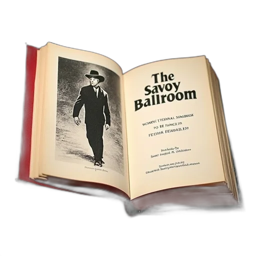 hat, jacket, snow, book, titled, savoy, ballroom, displayed transparent PNG cut-out