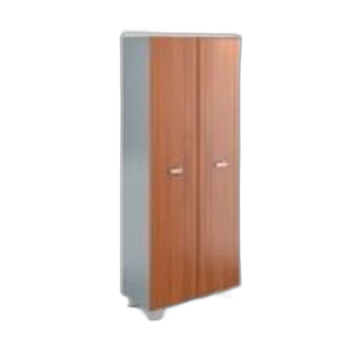 furniture, staff, 3d render, photorealistic, tall, two-door, wooden, cabinet transparent PNG cut-out