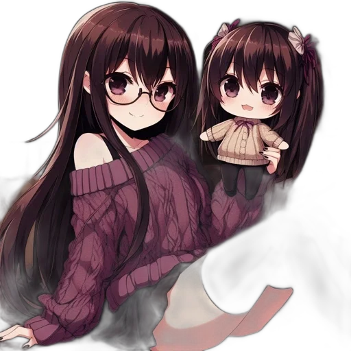 dress, creature, hair, mask, anime, pixel art, concept art, photorealistic transparent PNG cut-out