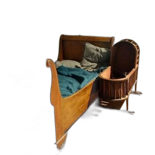 furniture, hat, staff, crown, 3d render, photorealistic, concept art, cozy transparent PNG cut-out
