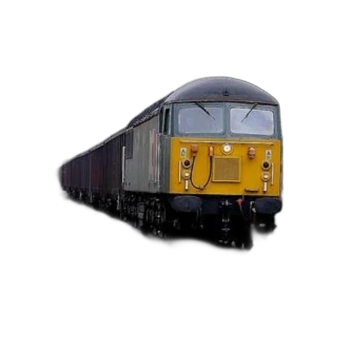 photorealistic, 3d render, yellow, green, train, red, accents, travels transparent PNG cut-out