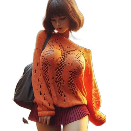 dress, jacket, 3d render, concept art, fantasy art, photorealistic, red, animated transparent PNG cut-out