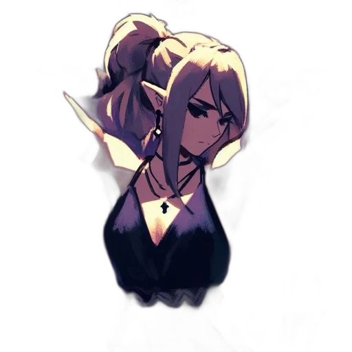 staff, crown, mask, face, concept art, pixel art, anime, watercolor transparent PNG cut-out