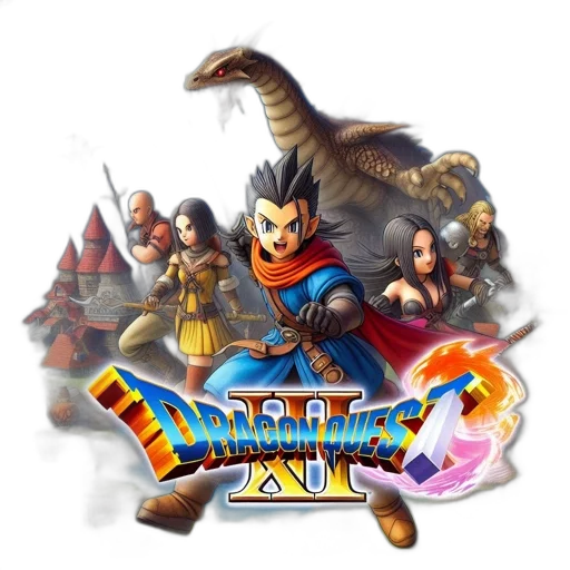 dragon, fantasy art, concept art, pixel art, fire, cover, art, features transparent PNG cut-out