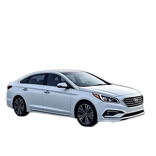 car, white, 2017, hyundai transparent PNG cut-out