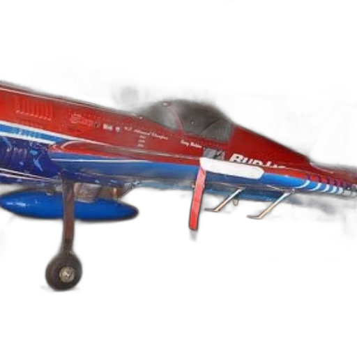 weapon, 3d render, photorealistic, concept art, red, blue, airplane, word transparent PNG cut-out