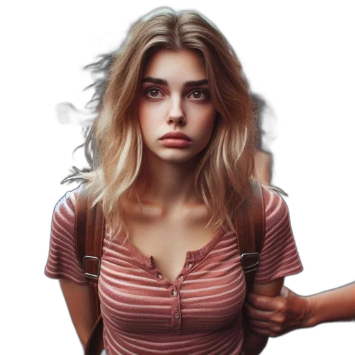 dress, face, hair, mask, photorealistic, fantasy art, concept art, oil painting transparent PNG cut-out