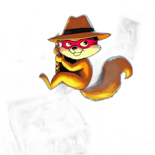 hat, staff, creature, animal, concept art, cartoon, comic book art, 3d render transparent PNG cut-out