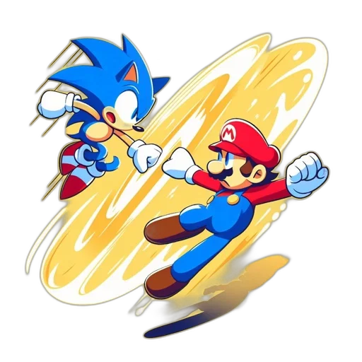 concept art, pixel art, comic book art, fantasy art, blue, animated, duo, iconic transparent PNG cut-out
