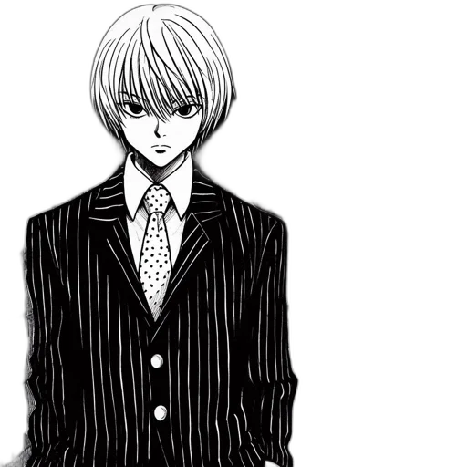 jacket, face, staff, creature, cartoon, concept art, comic book art, anime transparent PNG cut-out