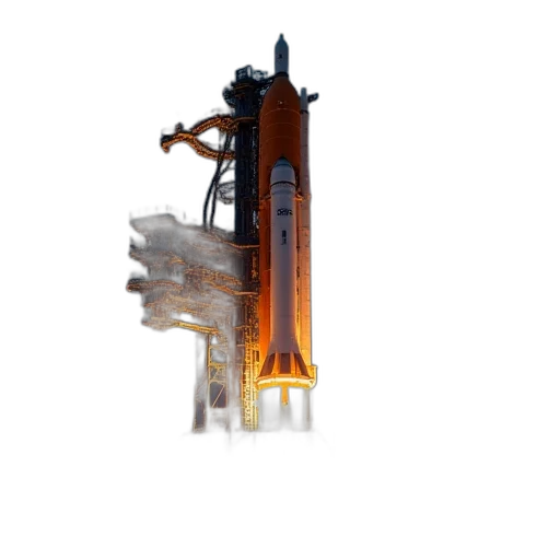 weapon, staff, robot, furniture, 3d render, concept art, outer space, nasa transparent PNG cut-out