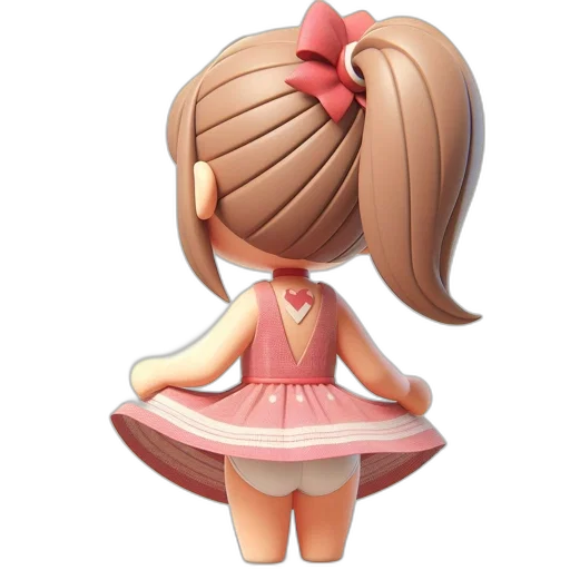 dress, staff, 3d render, concept art, cartoon, pixel art, pastel, female transparent PNG cut-out