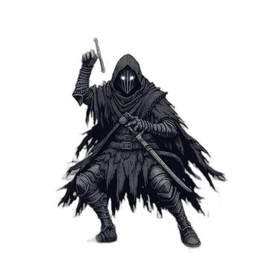 staff, mask, weapon, sword, concept art, fantasy art, pixel art, comic book art transparent PNG cut-out