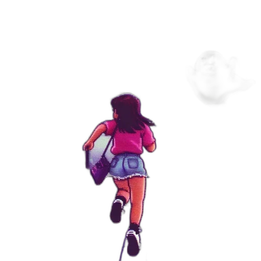 jacket, dress, hair, bottle, concept art, watercolor, pixel art, 3d render transparent PNG cut-out