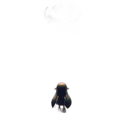 creature, robot, dress, animal, pixel art, concept art, 3d render, anime transparent PNG cut-out