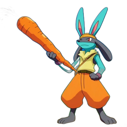 staff, weapon, animal, sword, concept art, pixel art, 3d render, cartoon transparent PNG cut-out