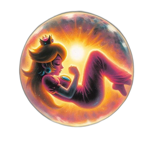 jewelry, fantasy art, concept art, outer space, fire, princess, transparent, sphere transparent PNG cut-out