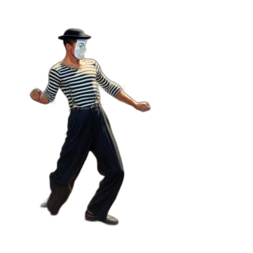 hat, mask, jacket, staff, 3d render, concept art, pixel art, photorealistic transparent PNG cut-out