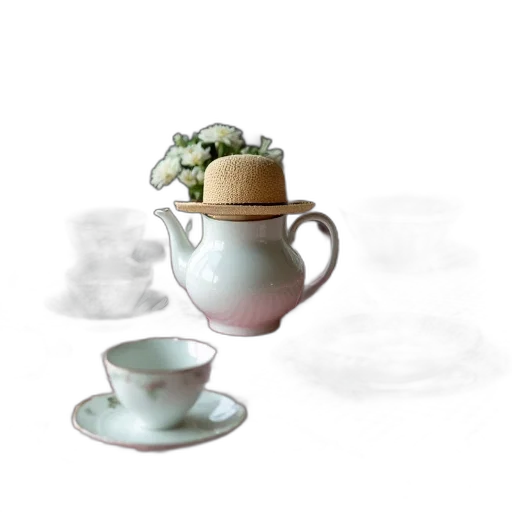 hat, jewelry, 3d render, photorealistic, concept art, fog, pastel, earth tones transparent PNG cut-out