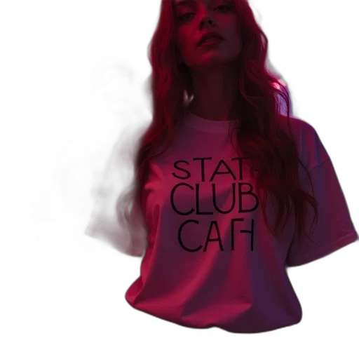 staff, dress, hair, vaporwave transparent PNG cut-out