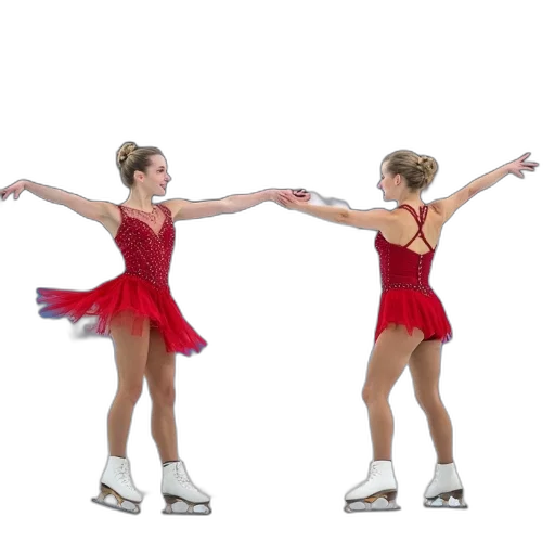 dress, 3d render, russian, figure, skating, team, world, championships transparent PNG cut-out