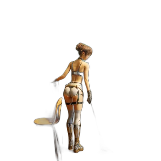 staff, sword, weapon, robot, concept art, 3d render, fantasy art, pixel art transparent PNG cut-out
