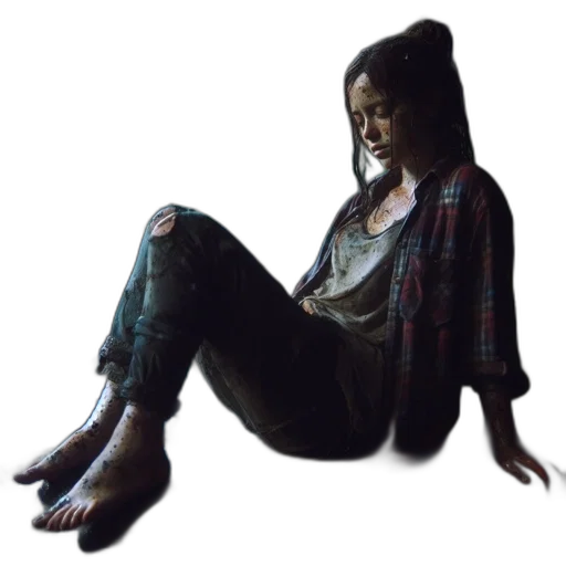 face, dress, shoes, mask, photorealistic, concept art, pixel art, 3d render transparent PNG cut-out
