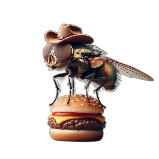 animal, food, hat, creature, concept art, photorealistic, 3d render, pixel art transparent PNG cut-out