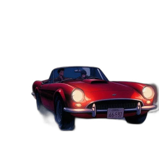 car, animal, weapon, 3d render, photorealistic, concept art, pixel art, red transparent PNG cut-out