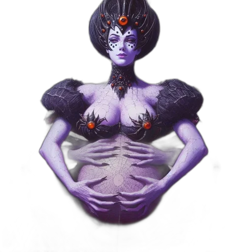 jewelry, crown, creature, mask, concept art, fantasy art, 3d render, photorealistic transparent PNG cut-out