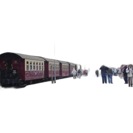 3d render, concept art, photorealistic, pixel art, city street, snow, train, station transparent PNG cut-out
