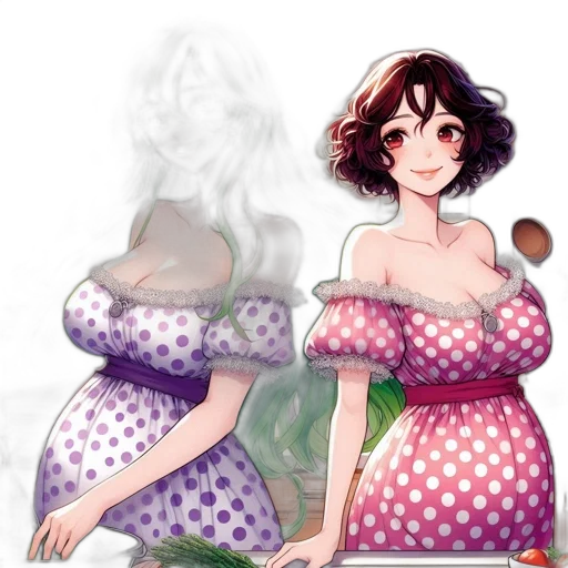 dress, concept art, watercolor, fantasy art, pixel art, pastel, monochrome, green transparent PNG cut-out