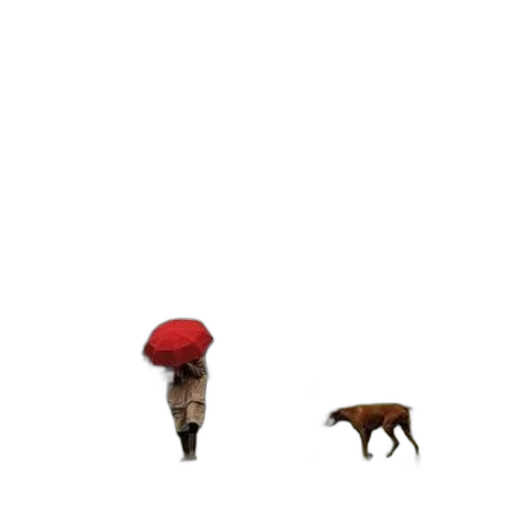 umbrella, hat, animal, creature, pixel art, concept art, 3d render, watercolor transparent PNG cut-out