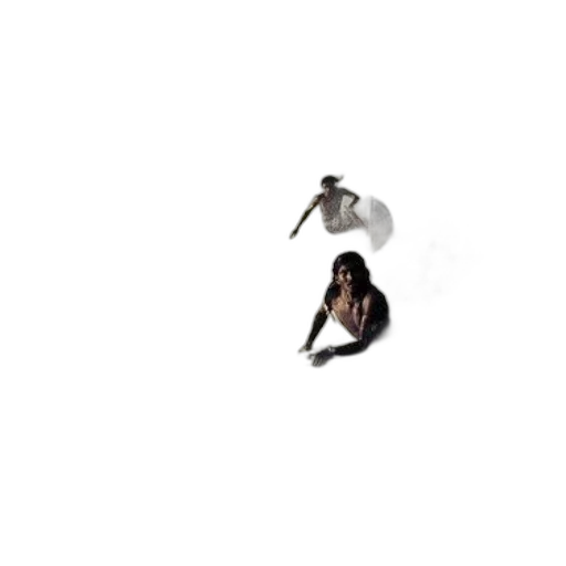staff, creature, animal, pixel art, concept art, 3d render, outer space, underwater transparent PNG cut-out