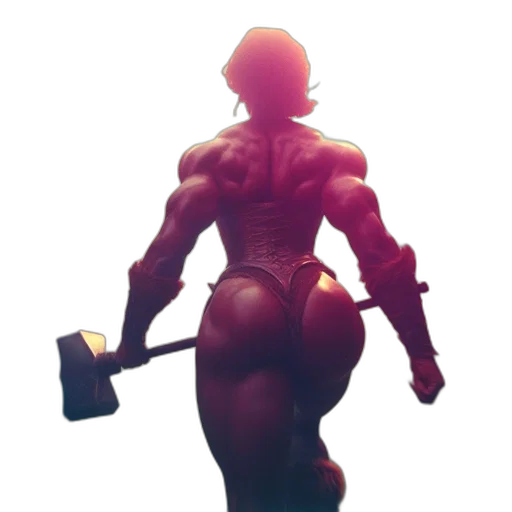 robot, weapon, sword, staff, concept art, 3d render, comic book art, pixel art transparent PNG cut-out