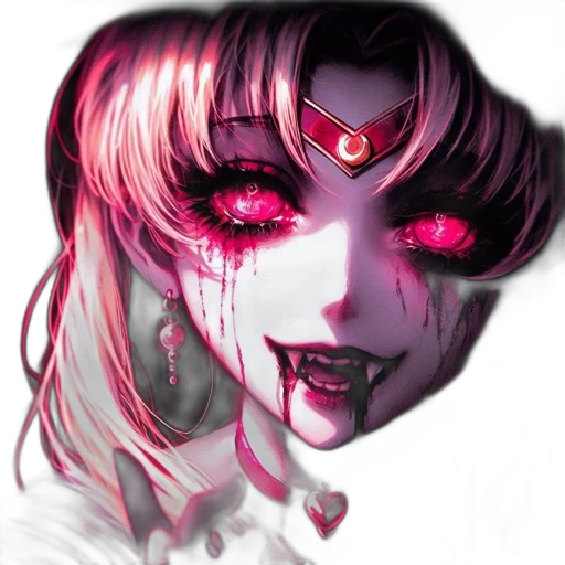 face, mask, concept art, fantasy art, anime, comic book art, neon lights, red transparent PNG cut-out