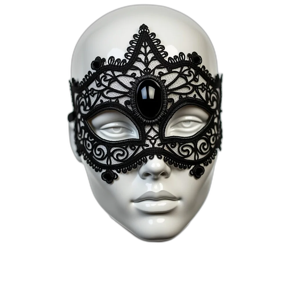 mask, face, jewelry, crown, 3d render, photorealistic, fantasy art, concept art transparent PNG cut-out
