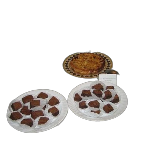 food, jewelry, 3d render, earth tones, table, variety, desserts, including transparent PNG cut-out