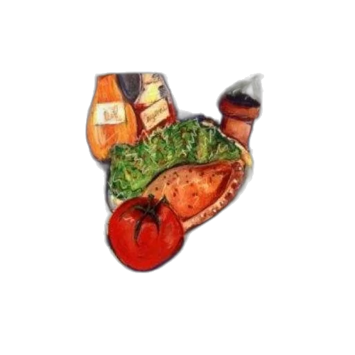 food, bottle, jewelry, photorealistic, watercolor, 3d render, oil painting, image transparent PNG cut-out