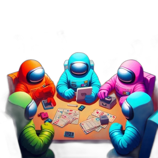 robot, furniture, concept art, 3d render, pixel art, fantasy art, outer space, neon transparent PNG cut-out