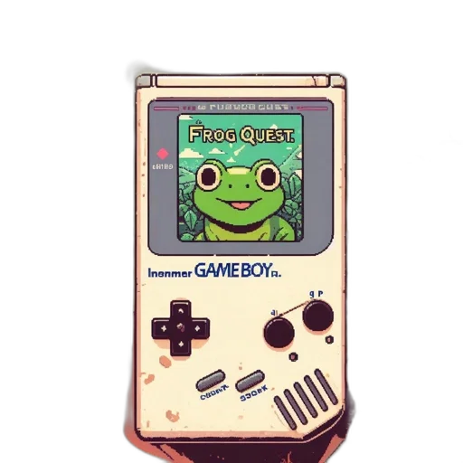robot, animal, creature, weapon, pixel art, vaporwave, green, vintage transparent PNG cut-out