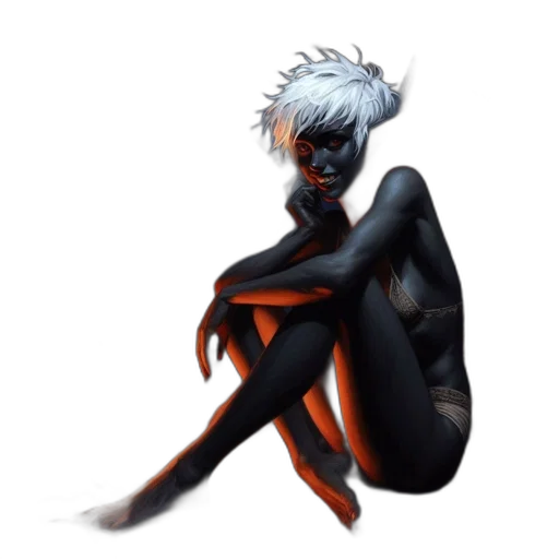 creature, mask, robot, dress, concept art, pixel art, fantasy art, anime transparent PNG cut-out
