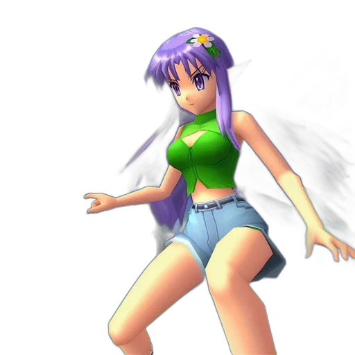 dress, weapon, 3d render, pixel art, concept art, fantasy art, anime-style, character transparent PNG cut-out