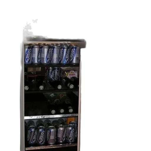 robot, food, bottle, staff, 3d render, photorealistic, open, refrigerator transparent PNG cut-out