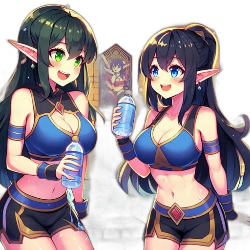 bottle, weapon, fantasy art, anime, pixel art, concept art, underwater, fire transparent PNG cut-out