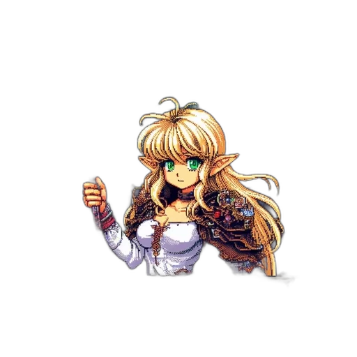 staff, weapon, sword, pixel art, anime, concept art, vaporwave, pixel transparent PNG cut-out