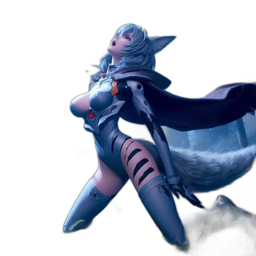 dragon, sword, staff, weapon, concept art, fantasy art, vaporwave, 3d render transparent PNG cut-out